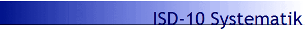 ISD-10 Systematik